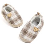 Meckior Infant Baby Girls Boys Canvas Shoes Soft Sole Toddler Slip On Newborn Crib Moccasins Casual Sneaker Austin Boy's Flat Lazy Loafers First Walkers Skate Shoe