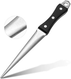 DICAFU Hoof Knife Sharpener,10 Inch Farrier Tool,Honing Rod with Professional Ergonomic Solid Wood Handle for Hoof Knives and Most Kinds of Farm Knives