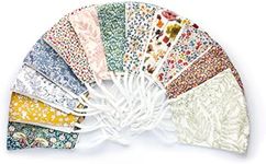 Pack of 3 100% Mulberry Silk & Liberty Face Mask with Built in Filter. 4 Layers. Machine Washable, Adjustable. Handmade UK.