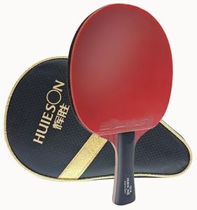 Premium Ping Pong Paddle Set, Table Tennis Racket Set Soft Sponge Rubber, Steady Performance with Consistent Control, Carry Bag Included