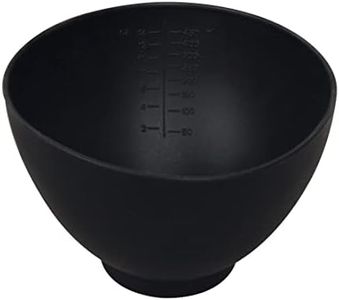 ForPro Professional Collection Silicone Mixing Bowl, Black, Flexible, Odorless, for Mixing Facials, Massage, Body & Other Products, 14 oz