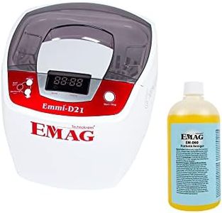 EMAG Ultraschallreiniger D21 – Brillenreinigungsgerät & Schmuckreiniger, auch für Dentalprodukte & Uhren, leistungsstarkes Ultraschallreinigungsgerät aus Deutschland - gründlich & schonend reinigend