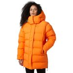 Helly-Hansen Women's Standard Aspire Puffy Parka Waterproof Windproof Breathable Jacket, 325 Poppy Orange, Medium