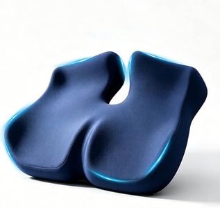 Extra Large Seat Cushion for Sciatica & Tailbone Pain – Pressure Relief Coccyx Cushion for Office Chair, Car Seat, Wheelchair, and Long Sitting – Sciatica Pain Relief Pillow