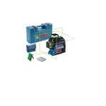 Bosch Professional Laser Level GLL 3-80 G (green laser, interior, working range: 30m, 4x battery, AA, in carrying case)