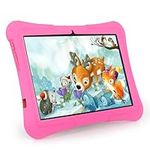 Veidoo Kids Tablet PC, 10 inch Android 13 Tablet for Kids with 8GB(4+4 Expand) Ram 128GB ROM, Octa-Core Processor, WiFi 6, Eye Protection IPS Screen, Parental Control APP(Pink)