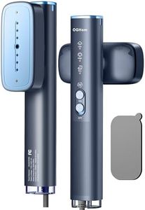 OGHom Steamer for Clothes, 110-240V Travel Steamer & Iron 2 in 1, 1000W Powerful Steam, Portable Handheld Garment Wrinkle Remover, 30s Fast Heat-Up with Dry& 2-Steam Control, for Global & Europe-Blue