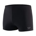 Speedo Men's Essential Endurance+ Aquashorts Aquashort, Black, 90cm/36 UK