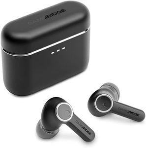Cambridge Audio Melomania A100 - True Wireless Earbuds, Lightweight In-Ear Headphones with Adaptive Active Noise Cancelling, aptX™ Lossless Bluetooth, Up to 39-Hour Battery with Charging Case – Black
