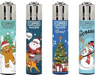 4 X CLIPPER LIGHTERS (CHRISTMAS 2024)