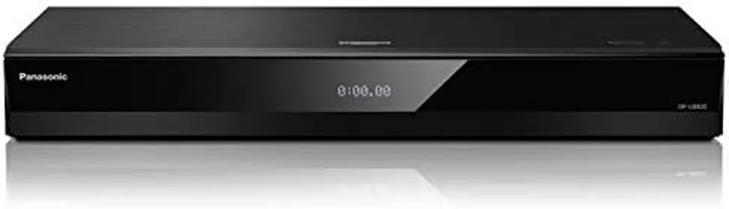 Panasonic Streaming 4K Blu Ray Player with Dolby Vision and HDR10+ Ultra HD Premium Video Playback, Hi-Res Audio, Voice Assist - DP-UB820-K (Black)