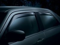 WeatherTech Custom Fit Front and Rear Side Window Deflectors for Ford Taurus, Dark Smoke