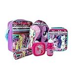 Hasbro® My Little Pony Back to School Sets inc Backpack, Messenger, Trainer Bag, Lunch Sets, Sports Bottle & Pencil Case (6PC Set: Messenger Bag, Trainer Bag, Pencil Case, Lunch Bag, Box & Bottle)