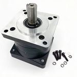 10:1 Nema 34 Planetary Gearbox 1/2" Bore (12.7mm) Input Shaft for 86 Stepper Motor 3000RPM Gear Head Gear Box Reducer for CNC Benchtop Lathe Machine (10:1)