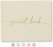 Lamare Blank Page Wedding Guest Book – Polaroid Guest Book for Wedding Reception, Baby Shower, Birthday, Bridal Shower and Special Event Guestbook – A Stylish Sign in Book for Party