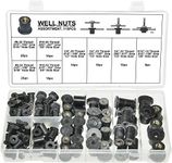 Swordfish 21140 - SAE Rubber Well Nut Assortment Nut Insert Kit, Package of 115 Pieces