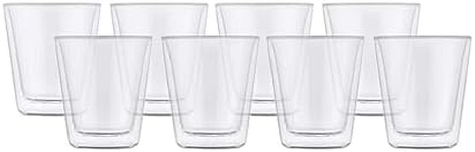Maxwell & Williams Blend Double Wall Conical Cup 200ML Set of 8 Gift Boxed