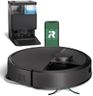 iRobot Roomba Plus 405 Combo Robot + AutoWash - Base Multifonction - Lavage et séchage des lingettes - LiDAR Clearview - 75 Jours d'autovidage - Double Lavage avec SmartScrub - Noir