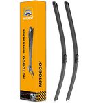 OEM Wiper Blades Replacement for Audi A4 Q5 Q3 RS5 S5 allroad 2009-2020 Original Equipment Replacement Windshield Wipers 24 inch / 20 inch -Original Factory Quality (Set of 2) Top Lock 16mm