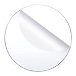 TSKDKIT Large Acrylic Sheet Disc 30cm Clear Round Acrylic Cake Disc Circle Plastic Sheet Cake Disk 5mm Round Acrylic Board for Signs Painting DIY Craft Display Stand etc