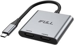 USB C to Dual HDMI Adapter, Dual Mo