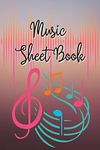 Music Sheet Book : – Manuscript Paper | Blank sheet Music Notebook | 100 Pages 12 Staves per Page | Full 8,5'' wide x 11'' high