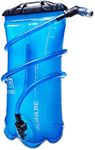 Achsoo Collapsible Water Bottles Folding Soft Flask Hydration Bladder Leakproof Water Storage Bag Hydration Pack Running Cycling Climbing Hiking (TPU, 1.5L/51oz)