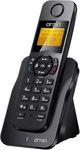 Ornin D1005 Cordless Home Phone, ECO Technology, Rubber oil injection (Single Pack, Black)