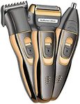 Concepta Professionals Design 3 in 1 Perfect Shaver Hair Clipper and Nose Trimmer Rechargeable Beard And Moustaches Hair Machine And Trimming With Cord And Without Cordless Use for Men