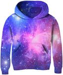 12-14 Teen Girls Hoodies Sweater for Young Girl's Purple Clothes Mauve Sweet Sweatshirts Creative Animal Zoo Graphics Child Thin Round Neck Stylish Hoody Pullover Jacket, Purple