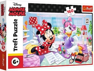 Trefl 160 Elementi, Una Giornata con un'Amica, per Bambini da 6 Anni Puzzle, Colore Disney Minnie, Ein Tag mit einem Freund, 15373