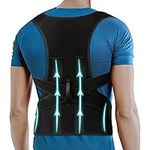 Posture Corrector Full Back Brace for Women & Men - Posture Correction - Back Corrector - Back Support Straightener - Prevent Scoliosis, Improve Hunchback, Relieve Neck Shoulder Back Pain XL(39"-45")