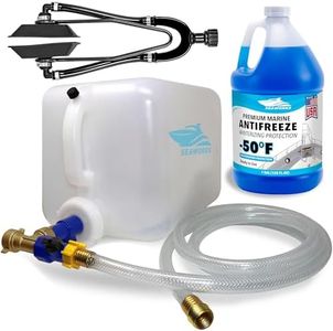Seaworks Boat Winterizer Gravity Motor Cleaning Kit with -100°F Marine Antifreeze
