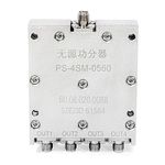 TOJOIN Passive Power Splitter 4 Way for SMA Connectors, Coaxial Cable Splitter 0.5-6GHz for RF/Microwave Measurements Accessories Splitter Coaxial, Antenna System Corrosion Resistant (PS-4SM-0560)