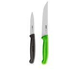 KOHE Premium Stainless Steel Utility Kitchen Knife & Paring Kitchen Knife for Precision Peeling, Trimming & Slicing (Assorted Color, Set of 2 Knives) | Multipurpose Knife