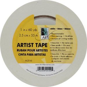 Art Alternatives Economy White Artists Tape - 1 Inch X 60 Yards by Art Alternatives