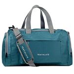 TRAVALATE Travel Duffle Luggage Bag Organizer | Multi Pocket Ultra-Light| Polyester 45 Lt| Men And Women | 21 X 09 X 11 Inch | Sea Green, 22.86 cm