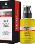 Batana Oil Hair Serum - Repair Thinning, Dry, Damaged, Fine and Split Ends - Thickening, Lightweight Formula - Anti Frizz and Heat Protection Control Products for Men and Women - Curly and Frizzy Mix