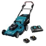 Makita DLM539CT2 36V (18Vx2) LXT Brushless Cordless 21" Self-Propelled Lawn Mower Kit with Two 18V 5.0Ah Li-Ion Batteries & Dual Port Charger