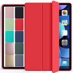 DuraSafe Cases for iPad Pro 11 inch 4th 3rd 2nd Gen Case A2759 MNXE3HN/A MNXD3HN/A A2435 MNXG3HN/A MNXF3HN/A MNXJ3HN/A A2761 A2762 MNXN3HN/A MP553HN/A A2377 MHQR3HN/A MHQT3HN/A A2228 MY232HN/A - Red