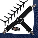 Gorilla Grip Bed Sheet Straps, Adju