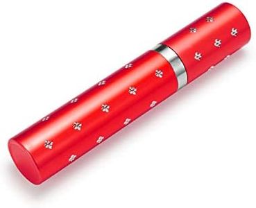 Lipstick Stun Gun for Women, self defense flashlight Stun guns with Safety Disable Pin.Wall Charger Included (Red)