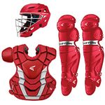 Easton GAMETIME CATCHERS SET, ADULT SIZE, NAVY/SILVER