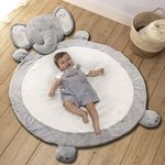 RUGUIES- Baby Play mat- Crawling Floor Blanket- Soft Round Rug for Toddlers-Gym and Sleeping Mats- Activity Outdoor Rugs for kids- Foldable Floor Pillow-Newborn Gift- Baby Shower Present.