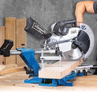 Scheppach Sliding Mitre Saw 305mm 2000W – Double Bevel, Laser, 2 TCT Blades