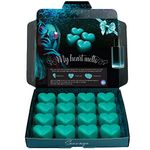 Sauvage Wax Melts: 16 x 5g Heart Shaped Wax Melts Scented and Inspired by Sauvage Perfume, Vegan & Pet Friendly, Cruelty & Plastic Free, Handmade in UK, Candle Alternative