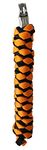 PRORIDER 10' ft Horse Halter Lead Rope Heavy Duty 3/4 Dia Panic Snap Orange Black 60524