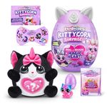 Rainbocorns Kittycorn Surprise Series 2, Lucky the Black Cat - Collectible Plush - 10 Surprises to Unbox, Peel and Reveal Heart, stickers, Ages 3+ (Black Cat)