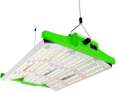 RDJ Bouns 2024 Astronaut 120W Grow Light with UVA and IR, Adjustable Panel Angle, 0-100 Dimming, Daisy Chain, Grow Lights for Indoor Plants Full Spectrum for 2x2 and 2x3 Tents