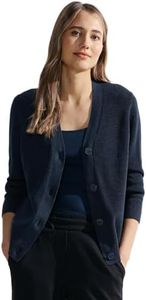 Cecil B253754 Mouliné Cardigan, Universal Blue, S Donna